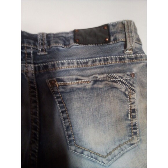 Women's BKE Buckle Fit Number 46 Denim Jeans Size 28 X 32 Very Worn - Picture 12 of 16